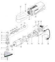 Proxxon 28520 OZI/E Delta Sander Spare Parts